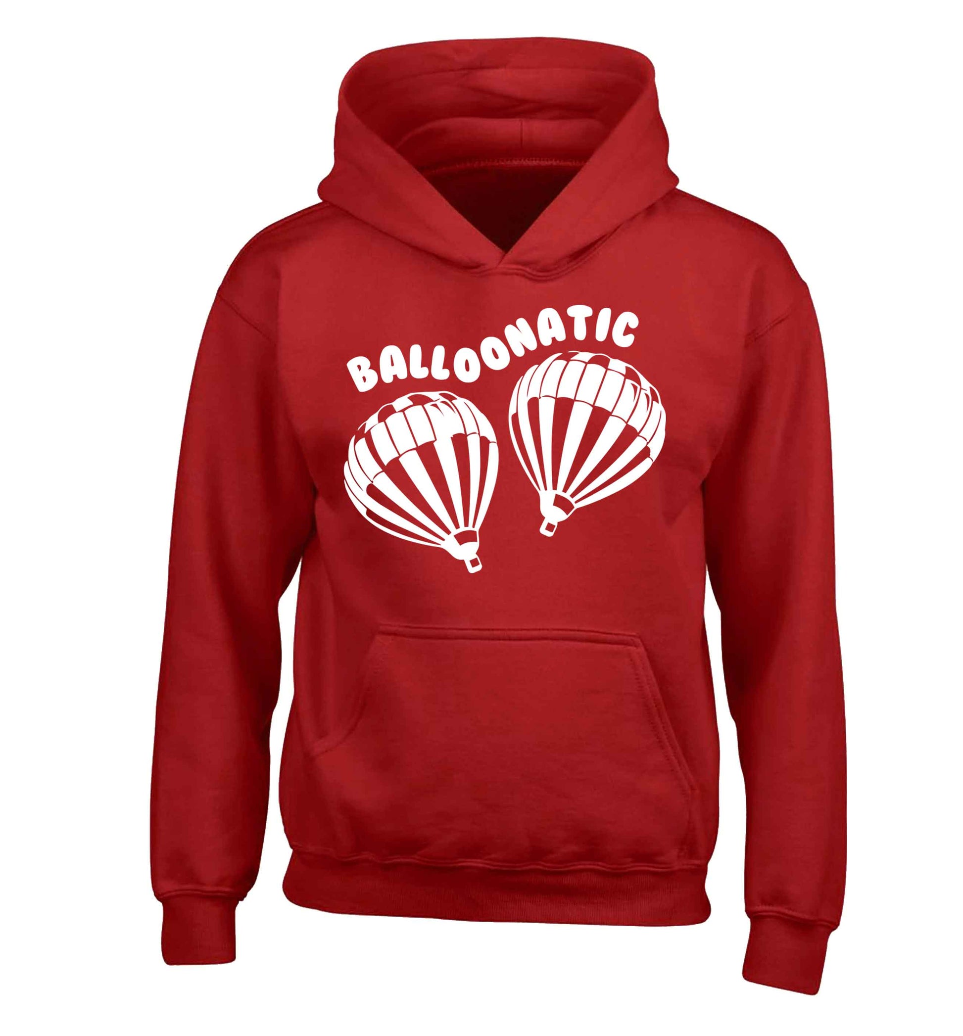Balloonatic children's red hoodie 12-13 Years