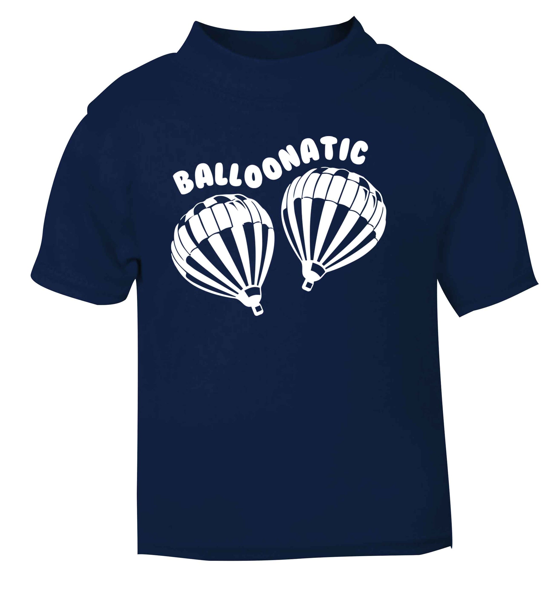 Balloonatic navy Baby Toddler Tshirt 2 Years