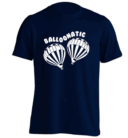Balloonatic adults unisex navy Tshirt 2XL