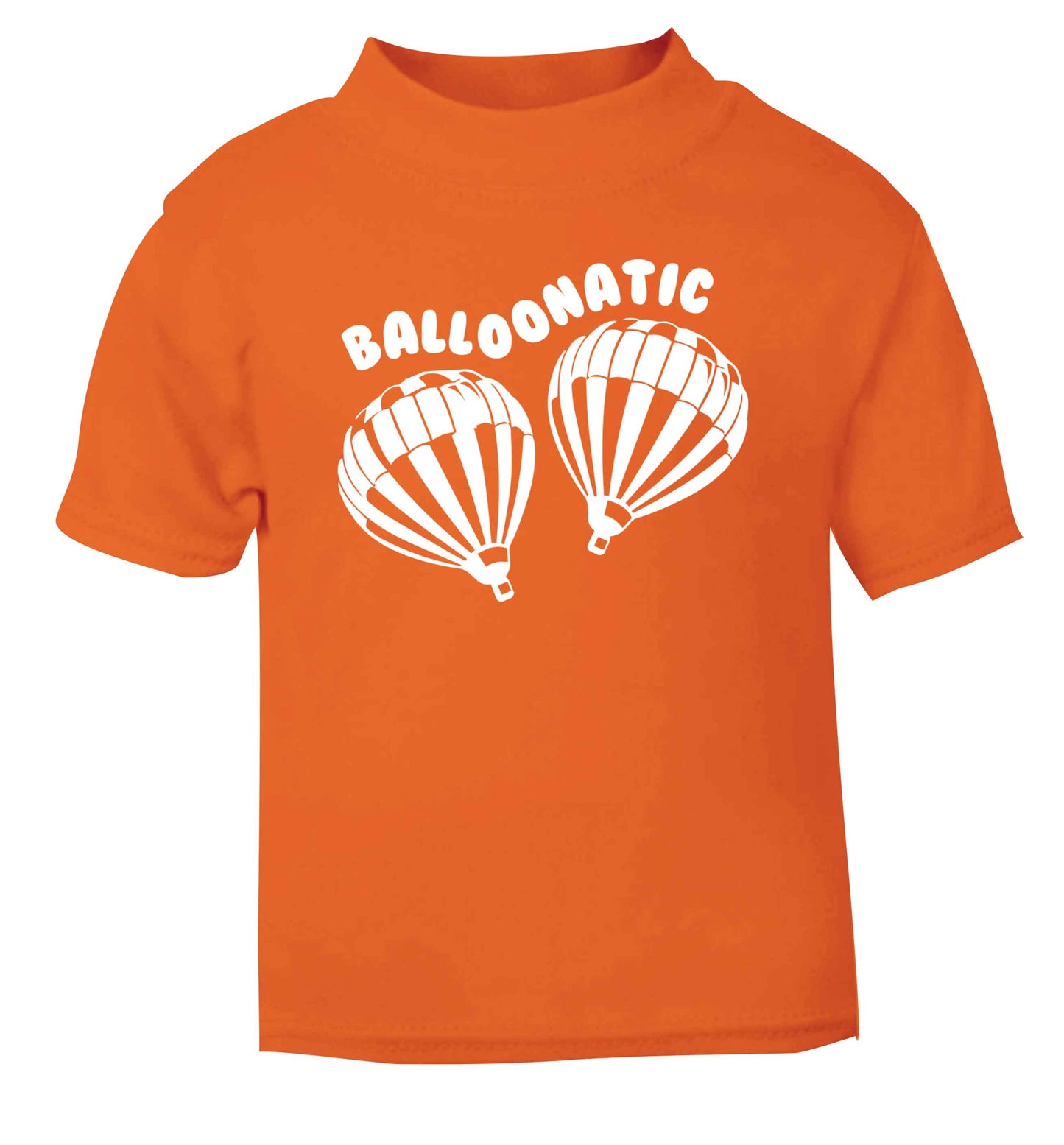 Balloonatic orange Baby Toddler Tshirt 2 Years