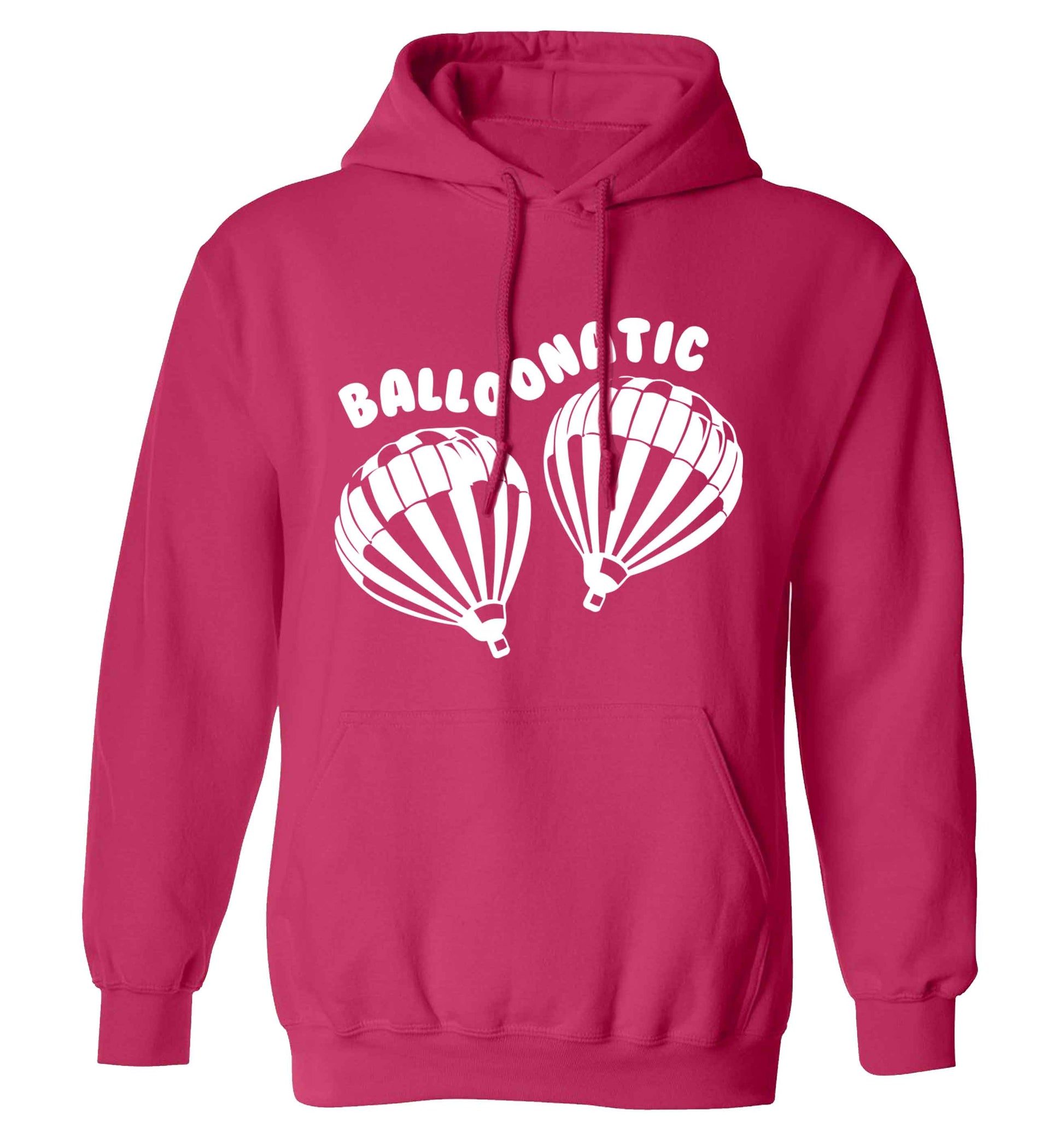 Balloonatic adults unisex pink hoodie 2XL