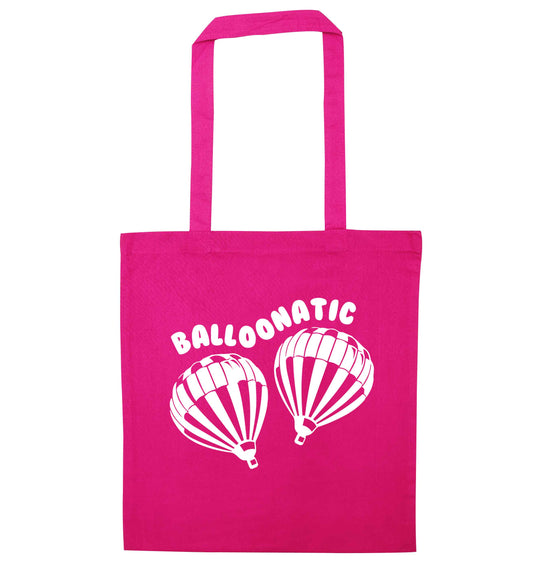 Balloonatic pink tote bag