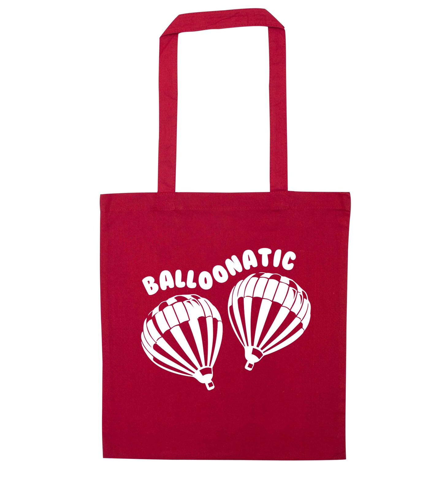 Balloonatic red tote bag