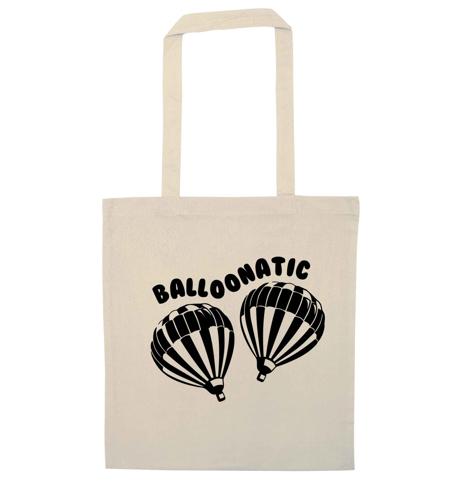 Balloonatic natural tote bag