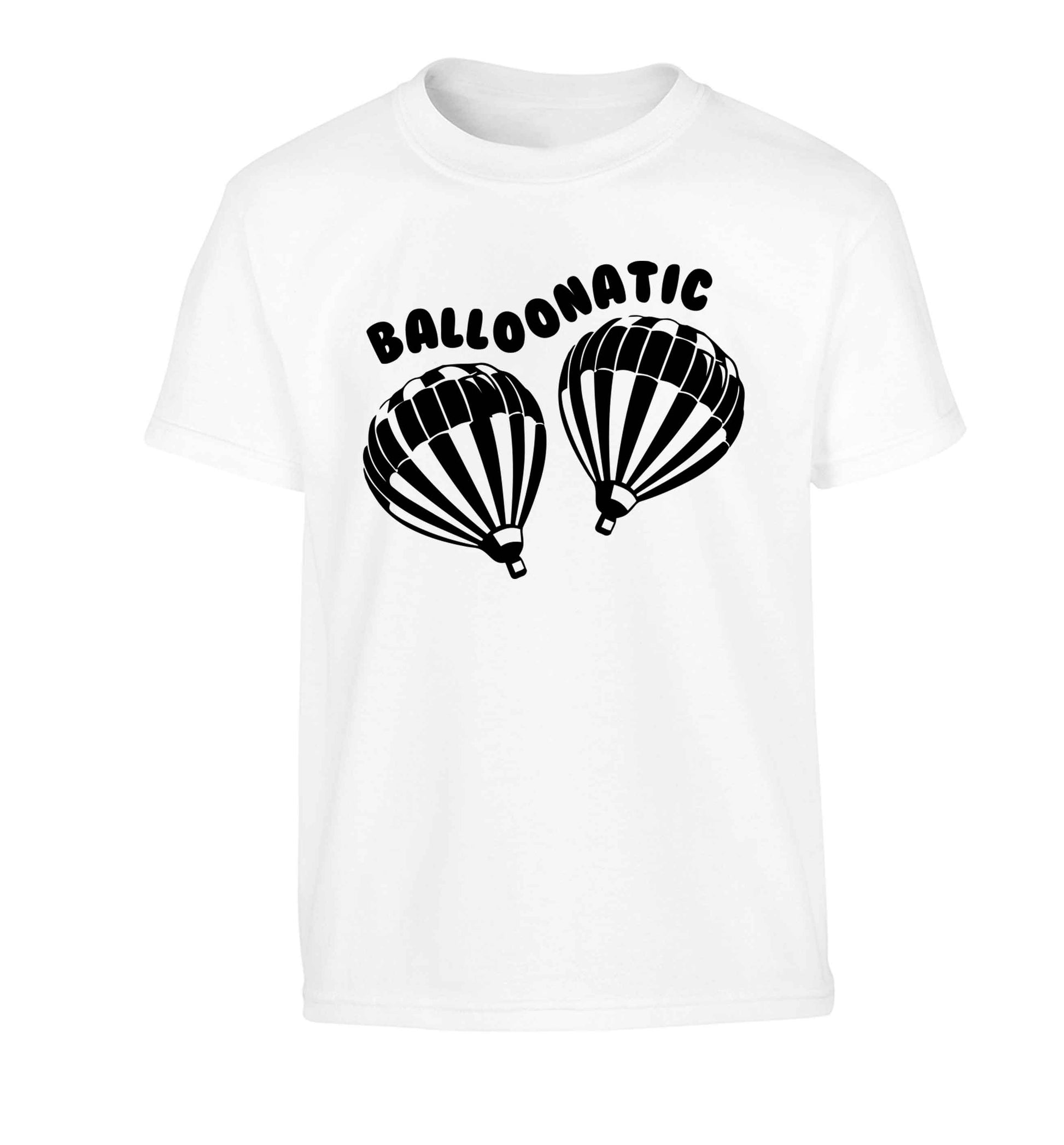 Balloonatic Children's white Tshirt 12-13 Years