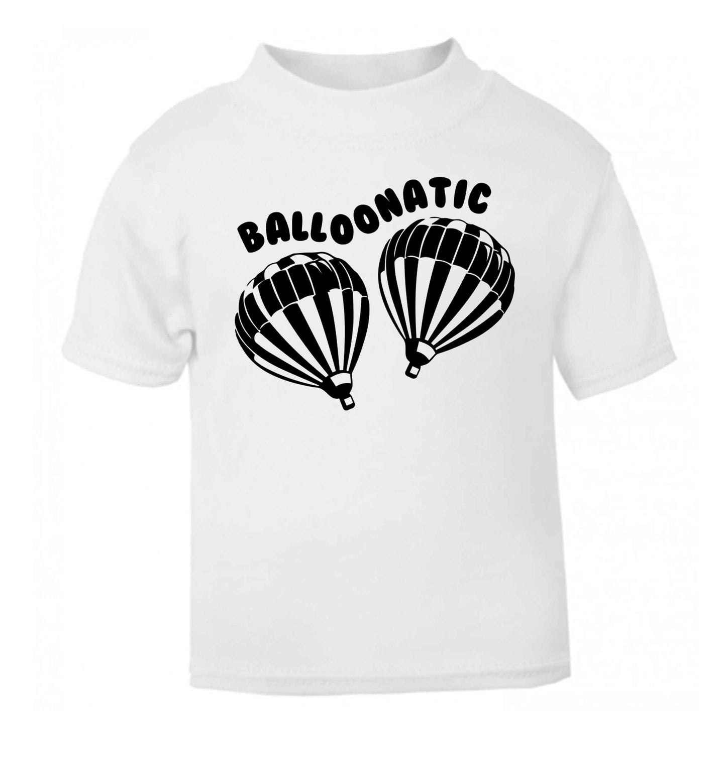 Balloonatic white Baby Toddler Tshirt 2 Years