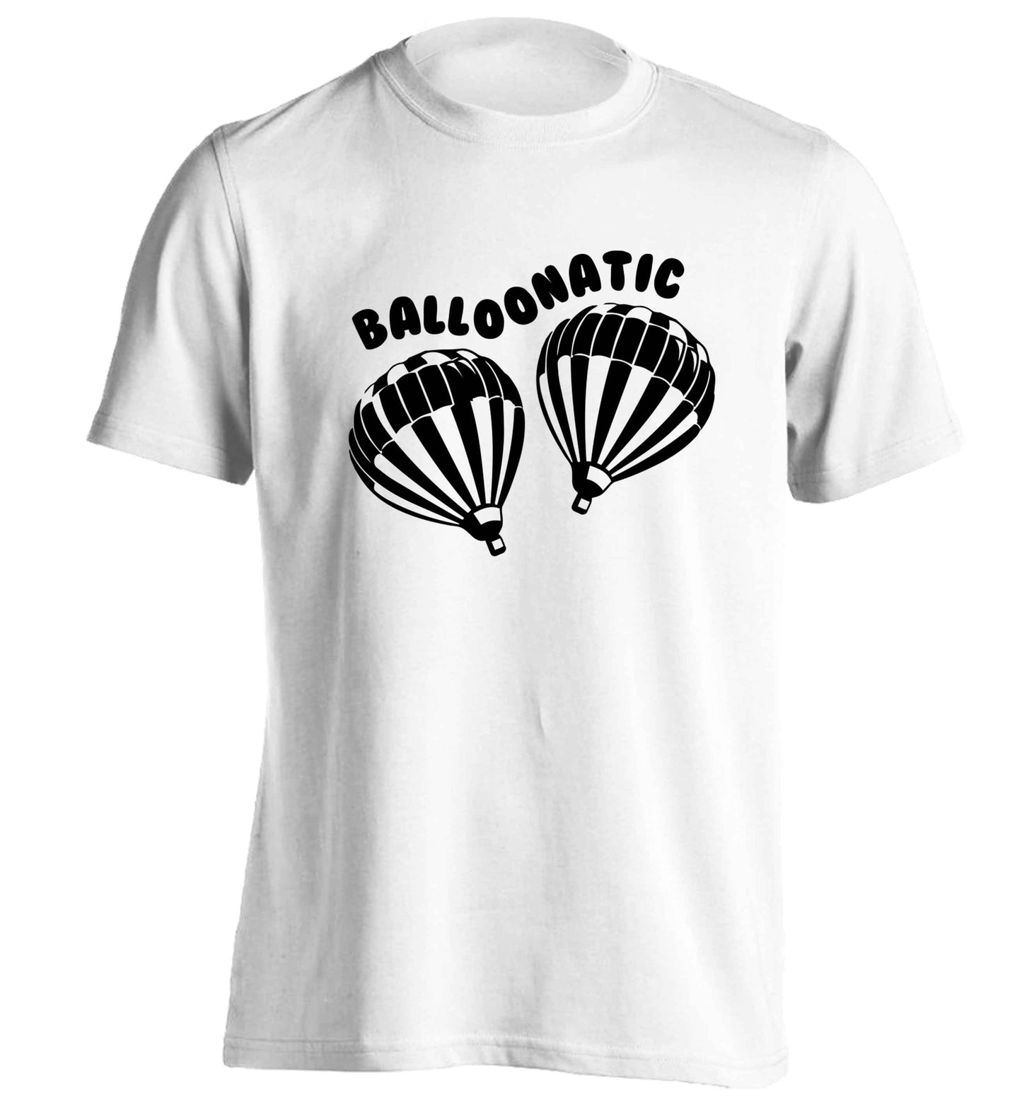 Balloonatic adults unisex white Tshirt 2XL