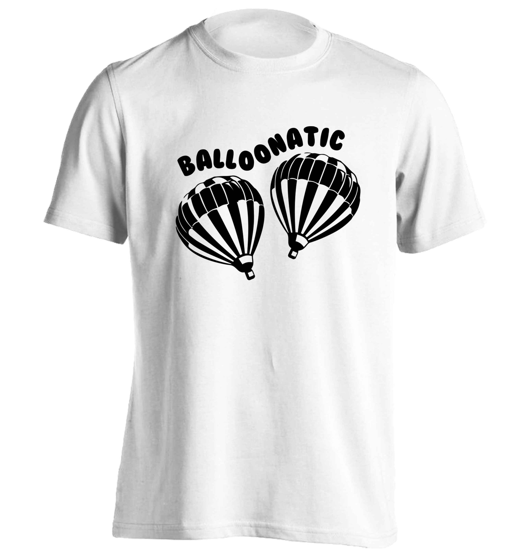 Balloonatic adults unisex white Tshirt 2XL