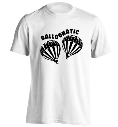 Balloonatic adults unisex white Tshirt 2XL