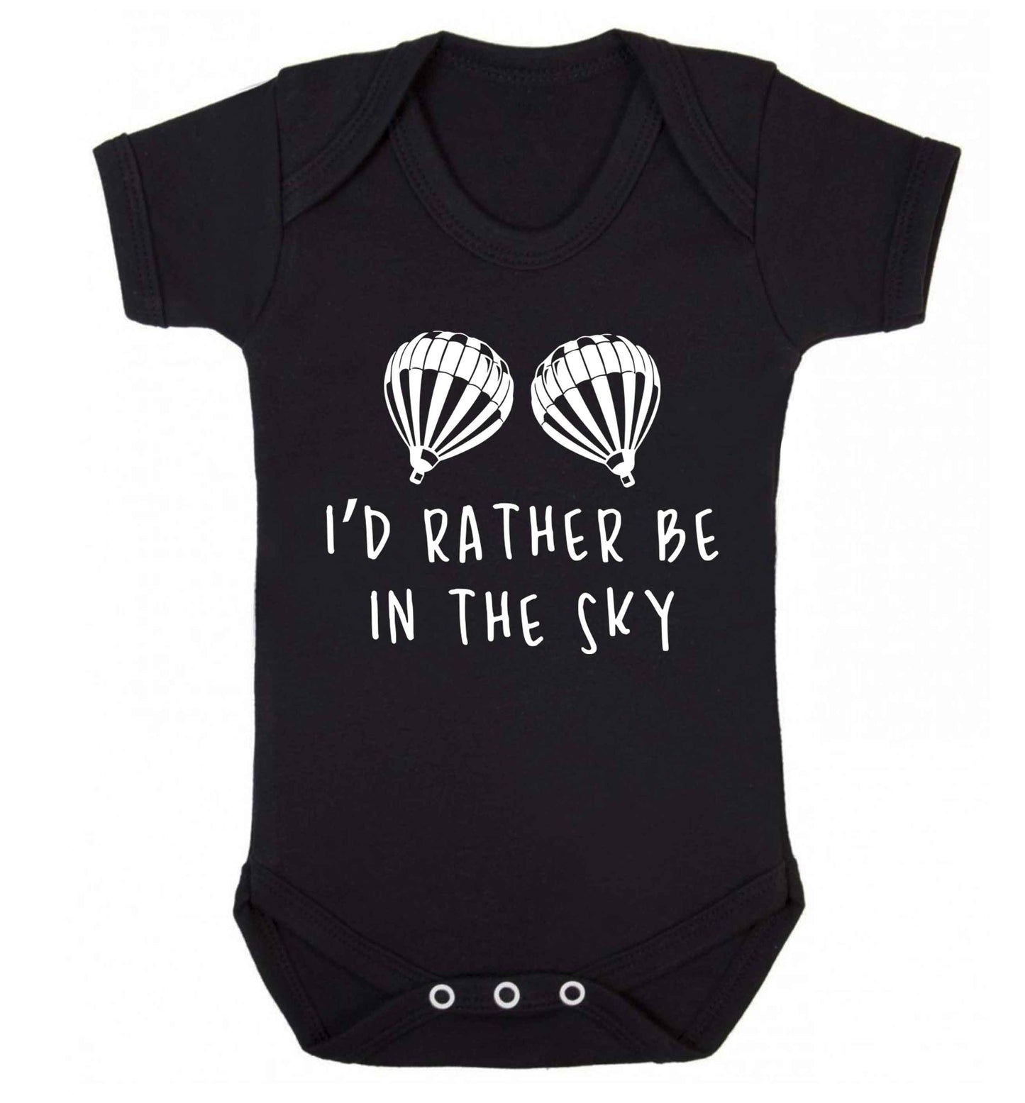 My head is in the clouds Baby Vest black 18-24 months