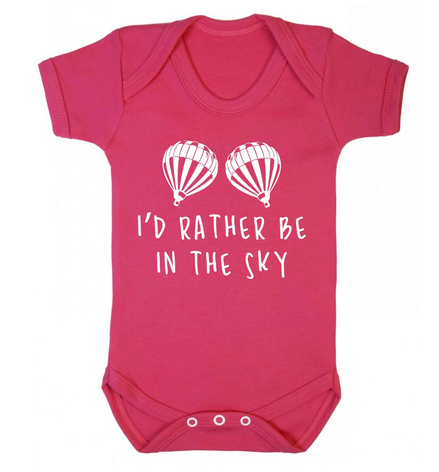 My head is in the clouds Baby Vest dark pink 18-24 months