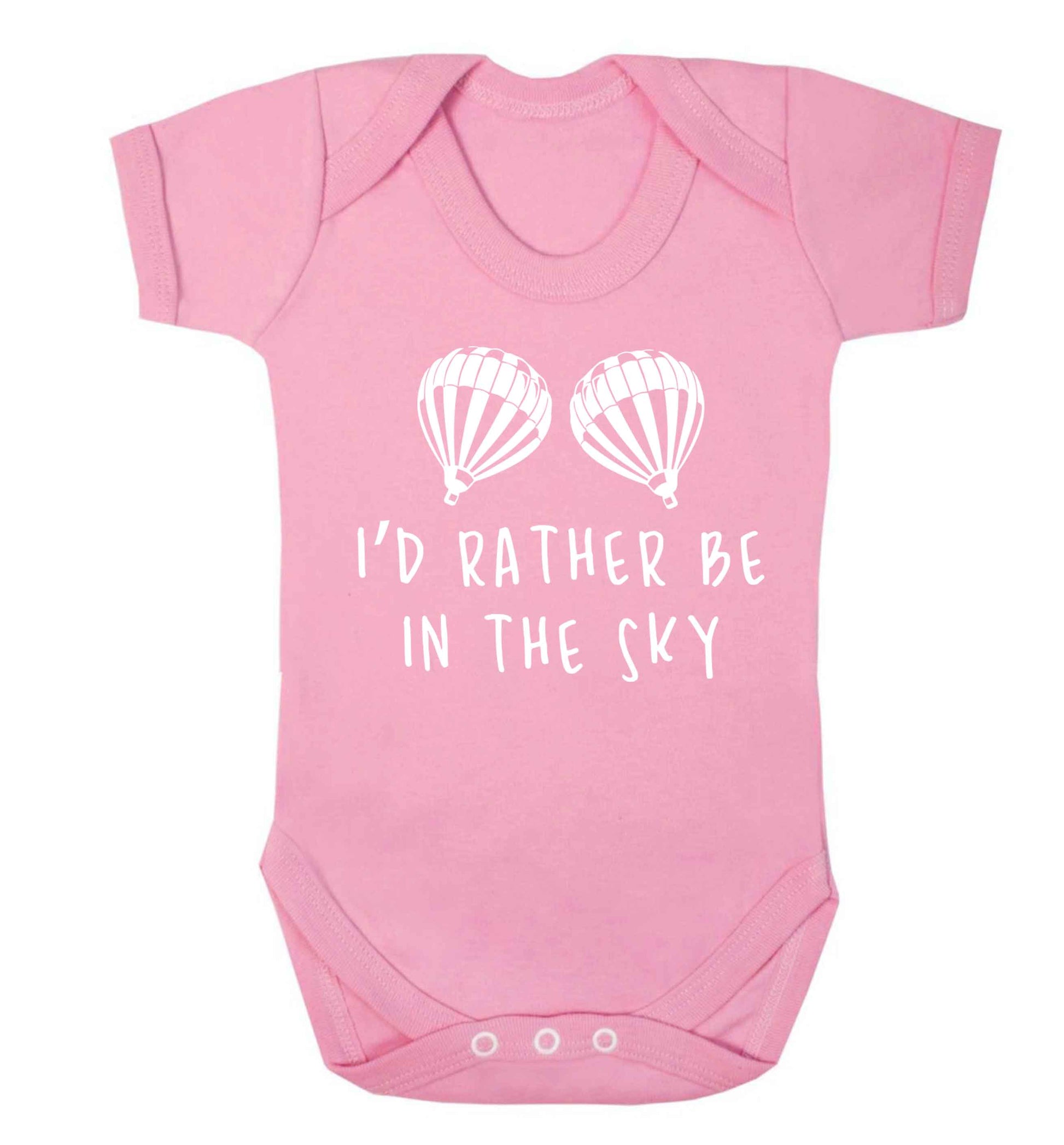 My head is in the clouds Baby Vest pale pink 18-24 months