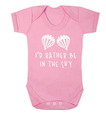 My head is in the clouds Baby Vest pale pink 18-24 months