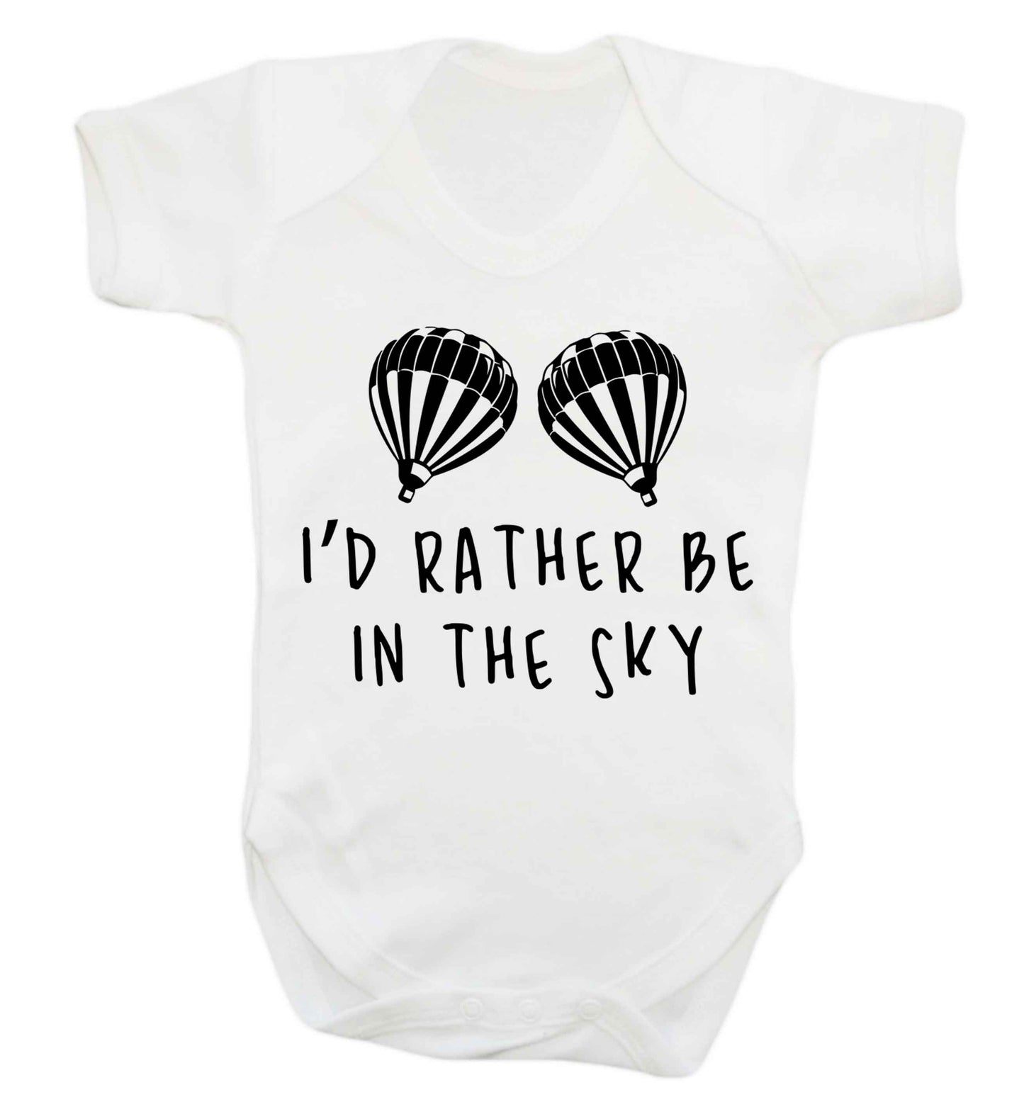 My head is in the clouds Baby Vest white 18-24 months