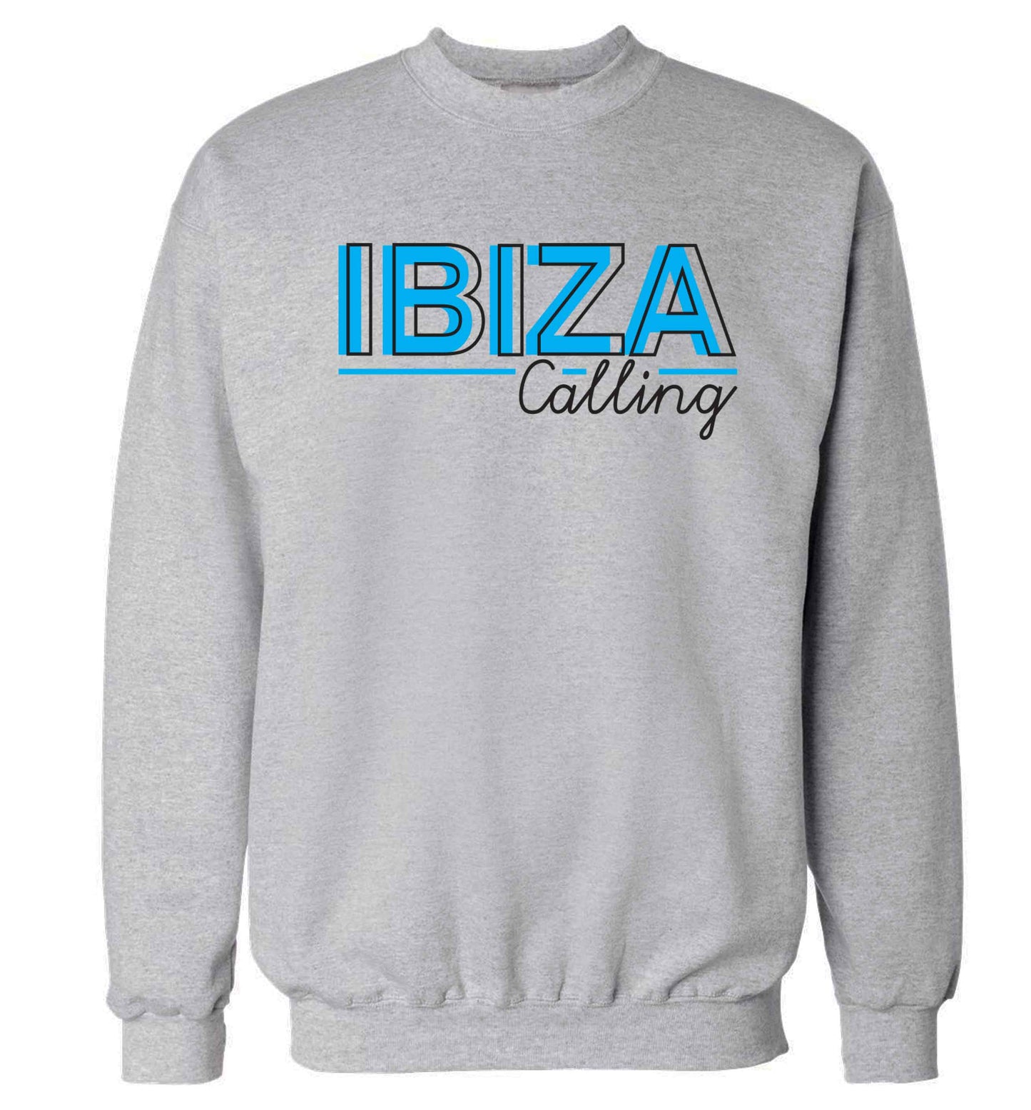 Ibiza calling Adult's unisex grey Sweater 2XL