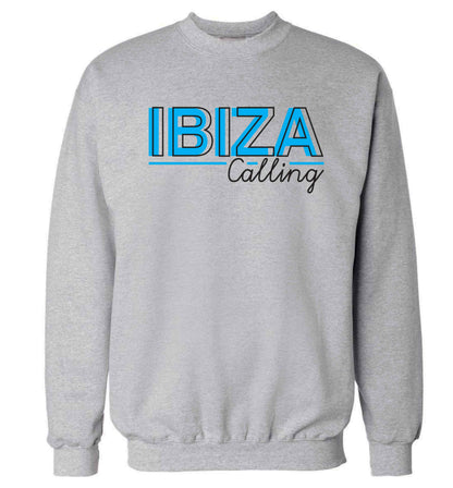 Ibiza calling Adult's unisex grey Sweater 2XL