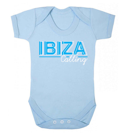 Ibiza calling Baby Vest pale blue 18-24 months