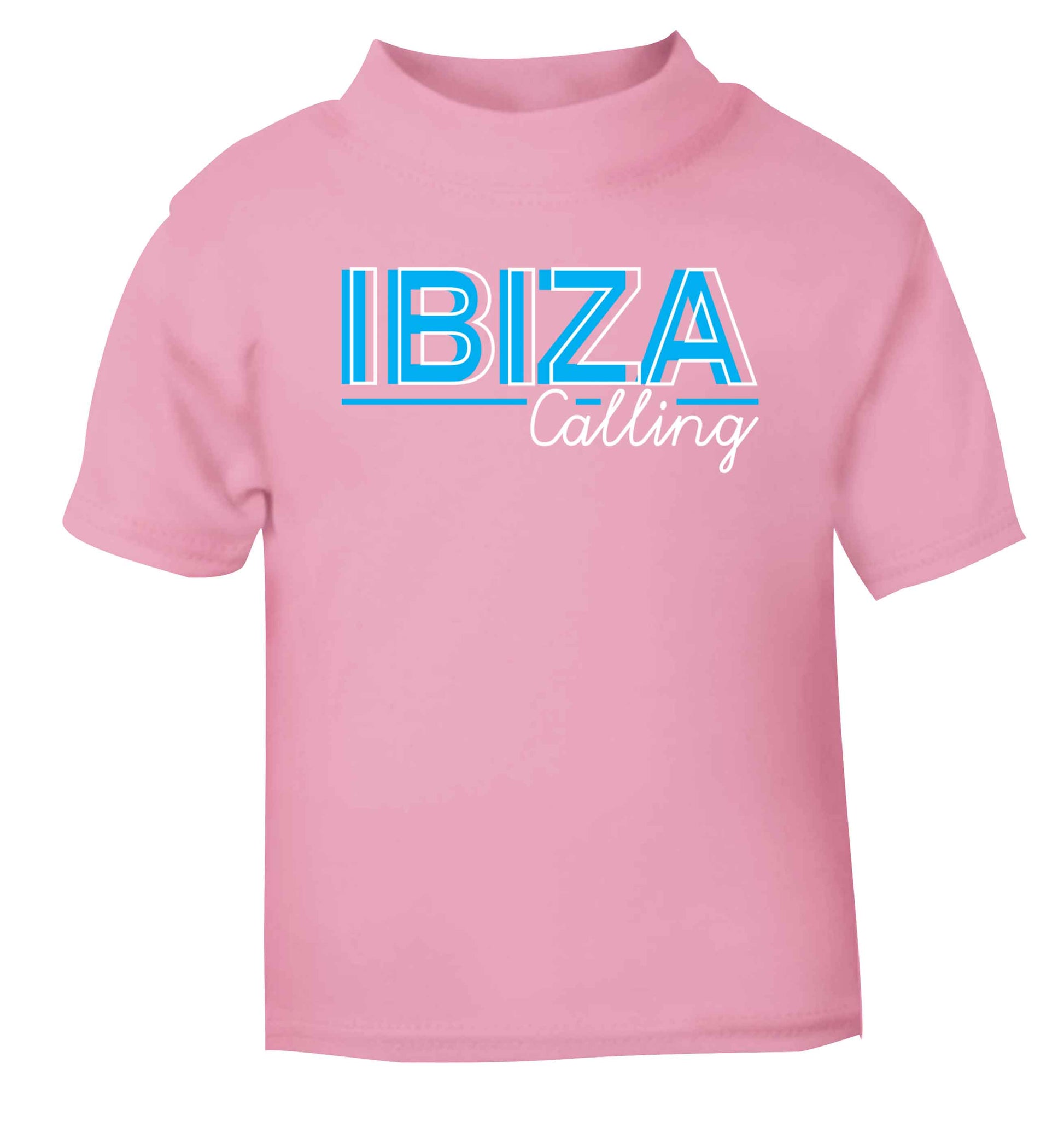 Ibiza calling light pink Baby Toddler Tshirt 2 Years