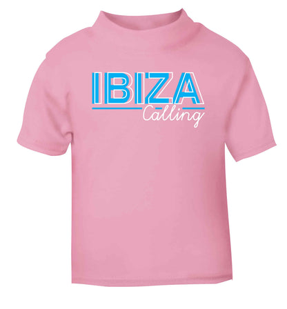 Ibiza calling light pink Baby Toddler Tshirt 2 Years
