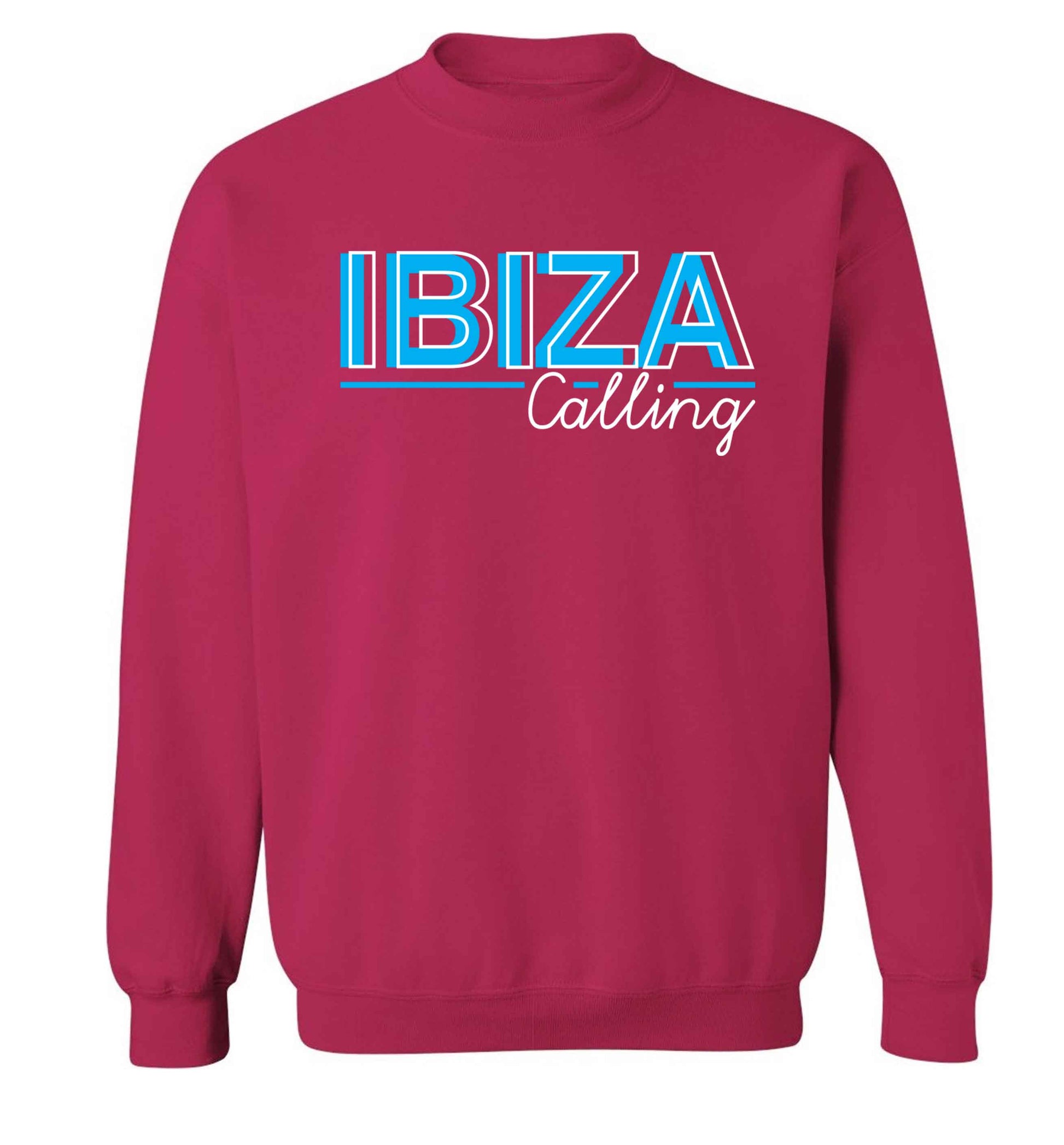 Ibiza calling Adult's unisex pink Sweater 2XL