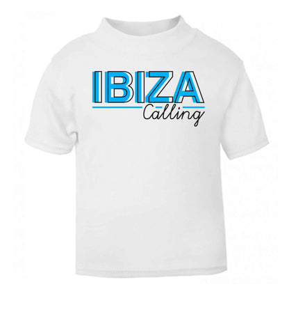 Ibiza calling white Baby Toddler Tshirt 2 Years