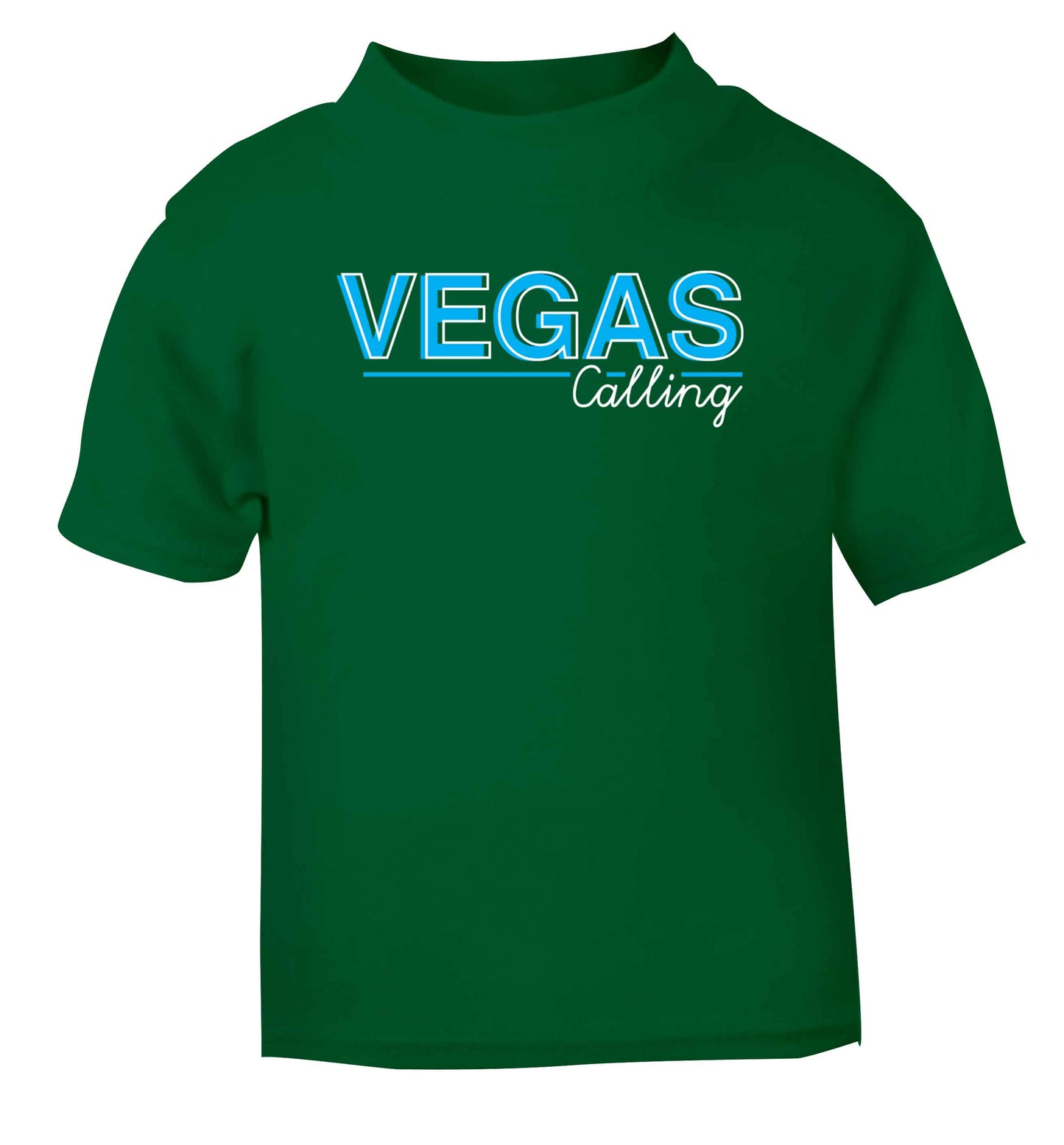 Vegas calling green Baby Toddler Tshirt 2 Years