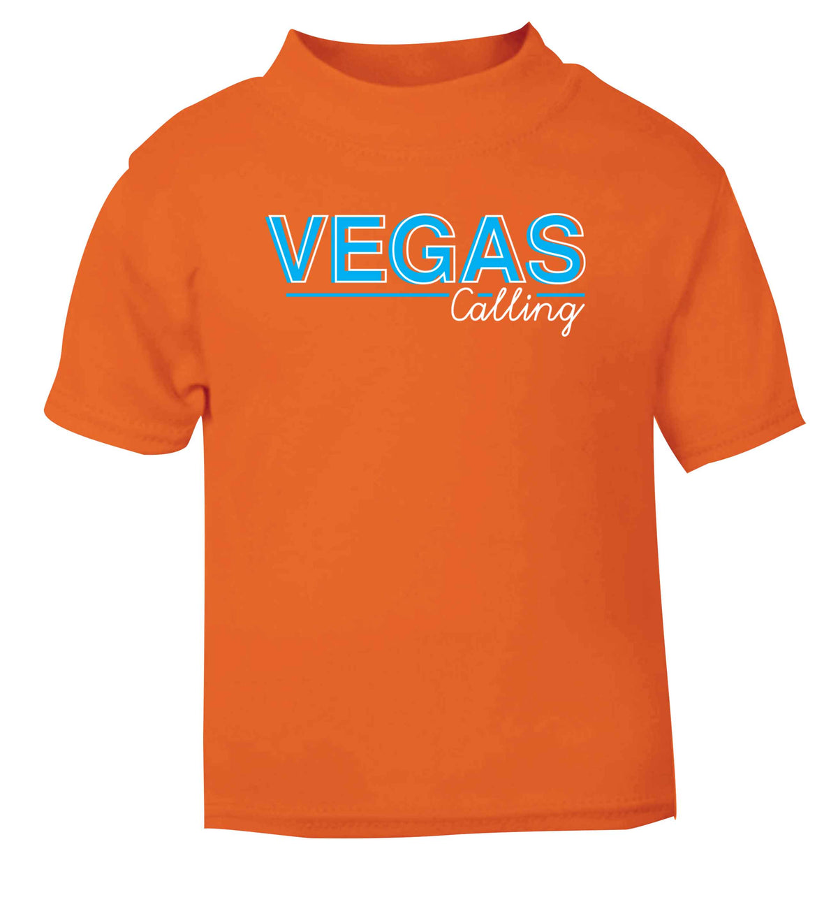 Vegas calling orange Baby Toddler Tshirt 2 Years
