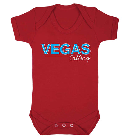 Vegas calling Baby Vest red 18-24 months