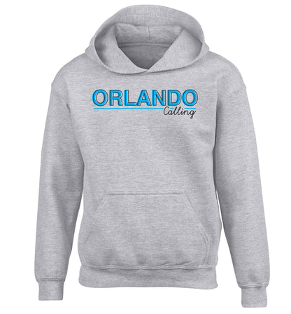 Orlando calling children's grey hoodie 12-13 Years