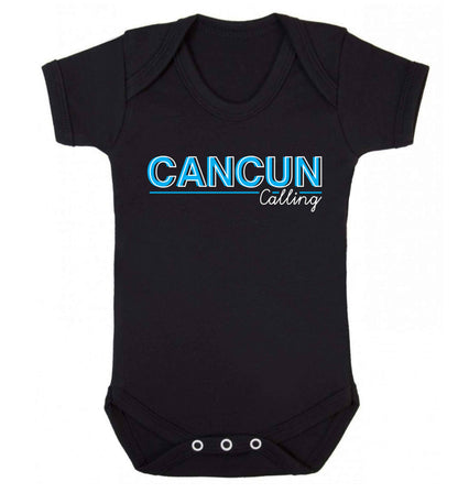 Cancun calling Baby Vest black 18-24 months