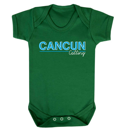 Cancun calling Baby Vest green 18-24 months