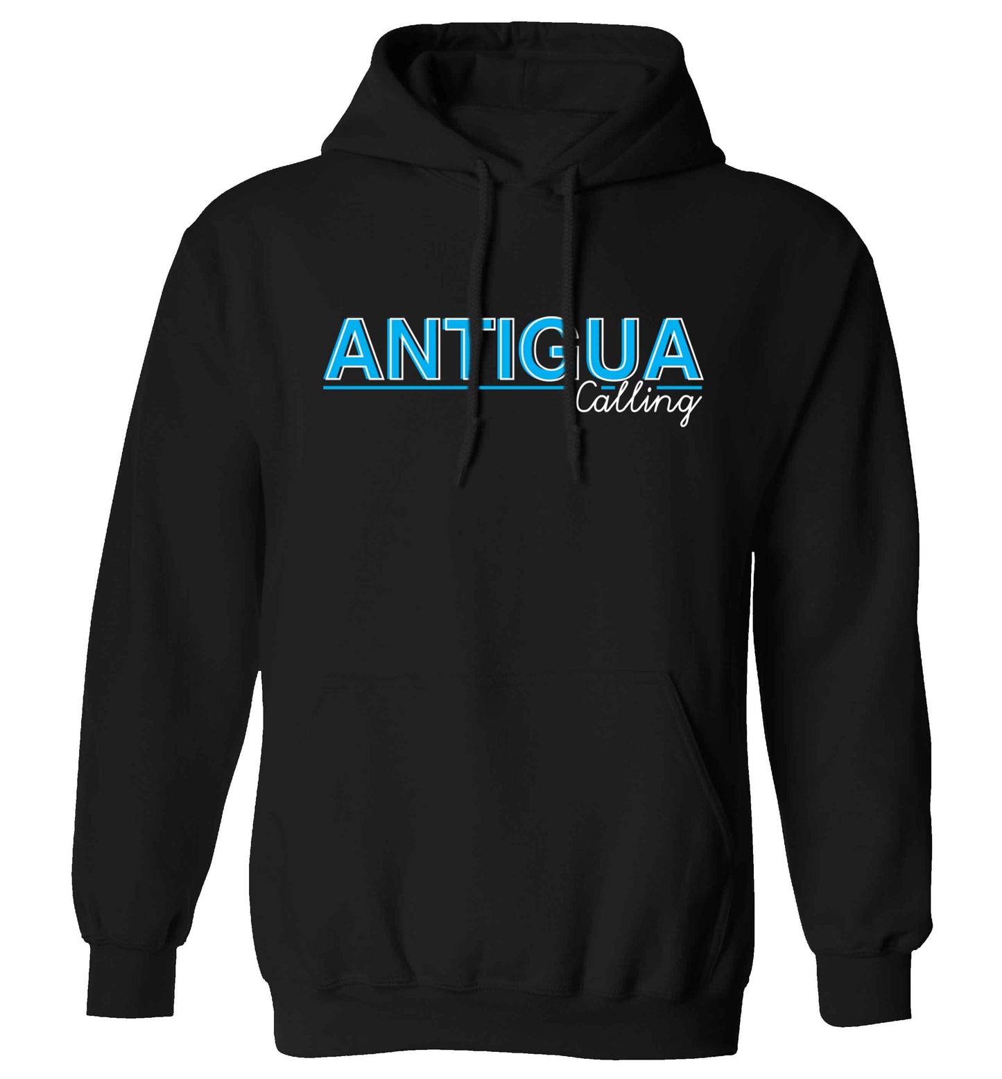 Antigua calling adults unisex black hoodie 2XL