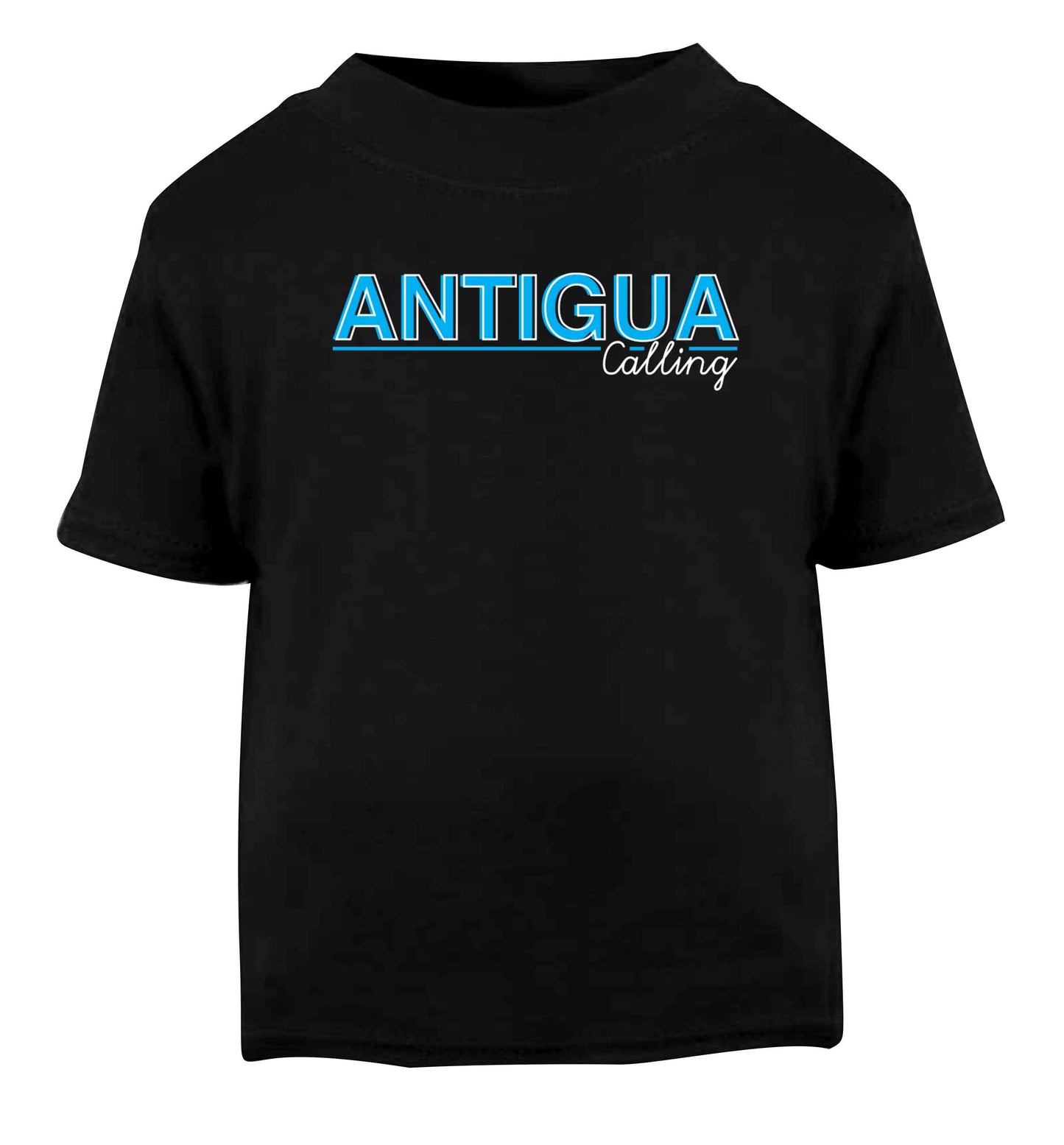 Antigua calling Black Baby Toddler Tshirt 2 years