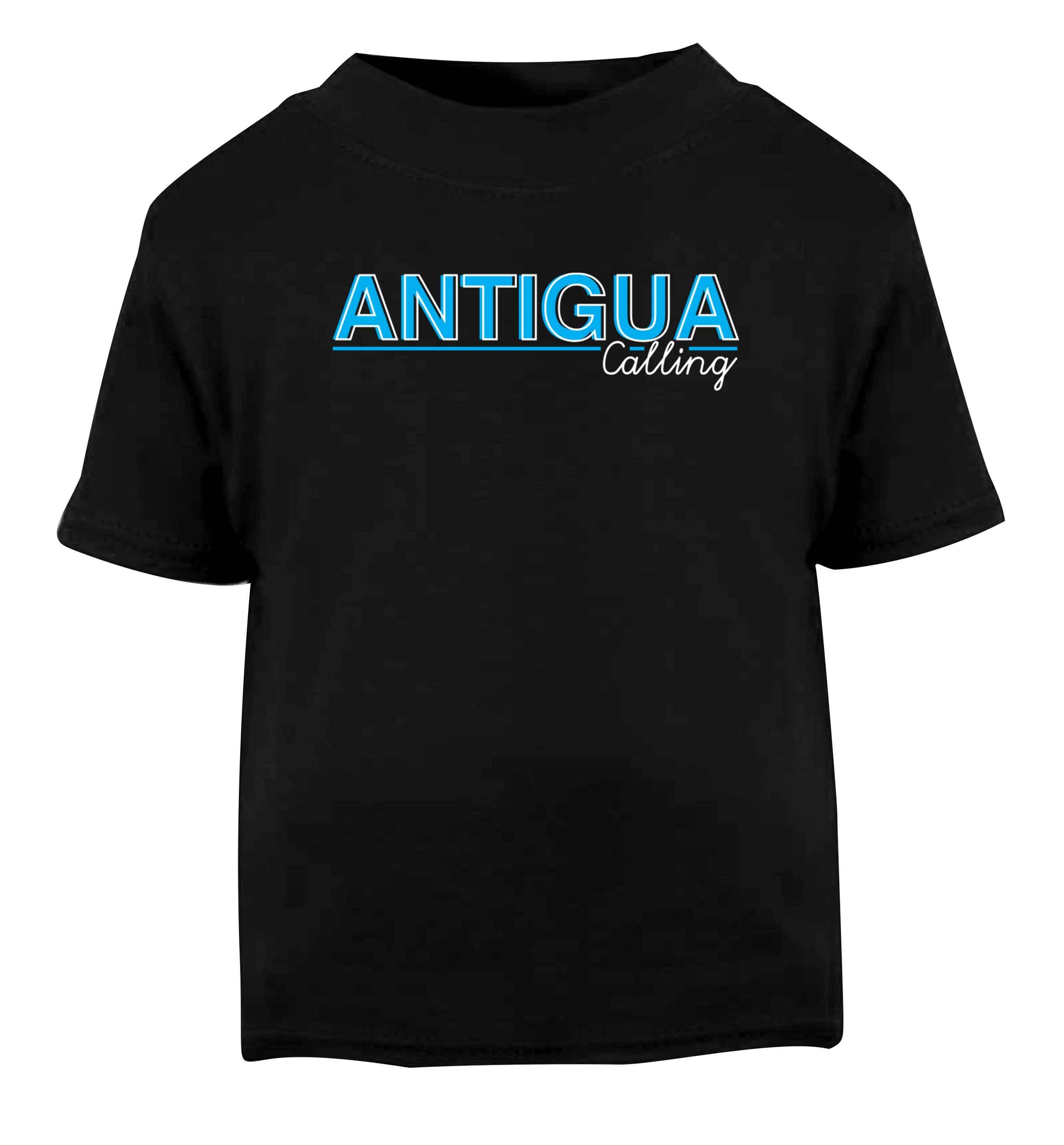 Antigua calling Black Baby Toddler Tshirt 2 years