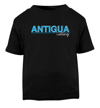 Antigua calling Black Baby Toddler Tshirt 2 years