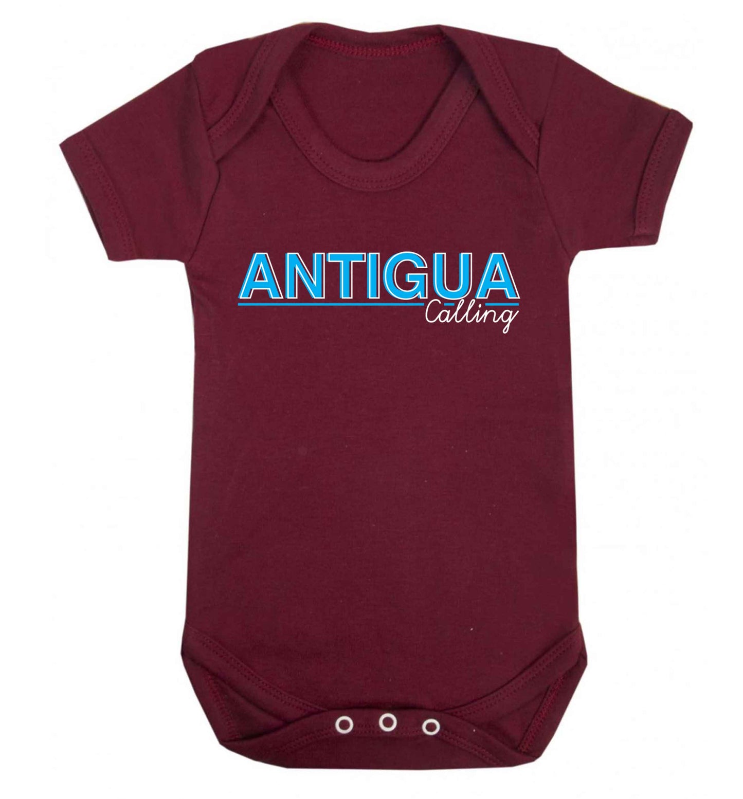 Antigua calling Baby Vest maroon 18-24 months