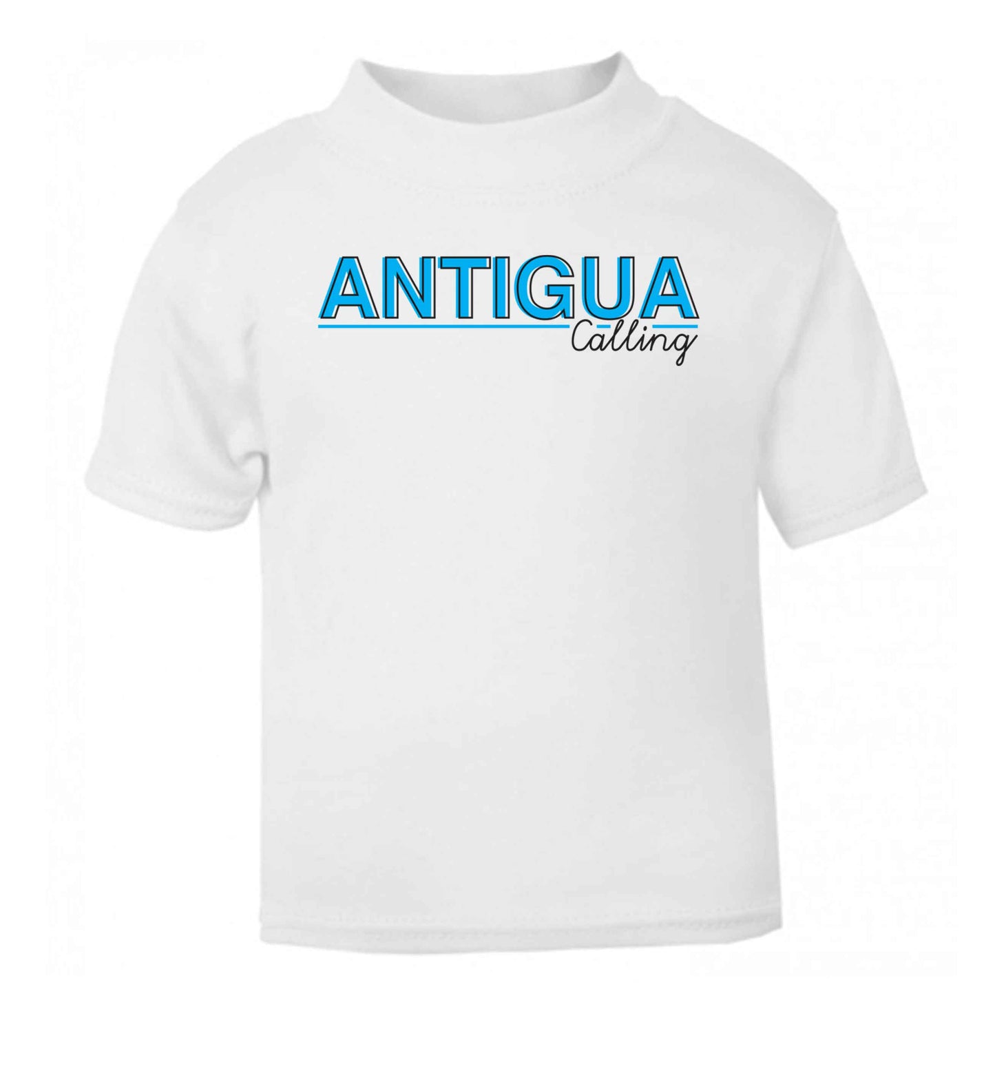 Antigua calling white Baby Toddler Tshirt 2 Years