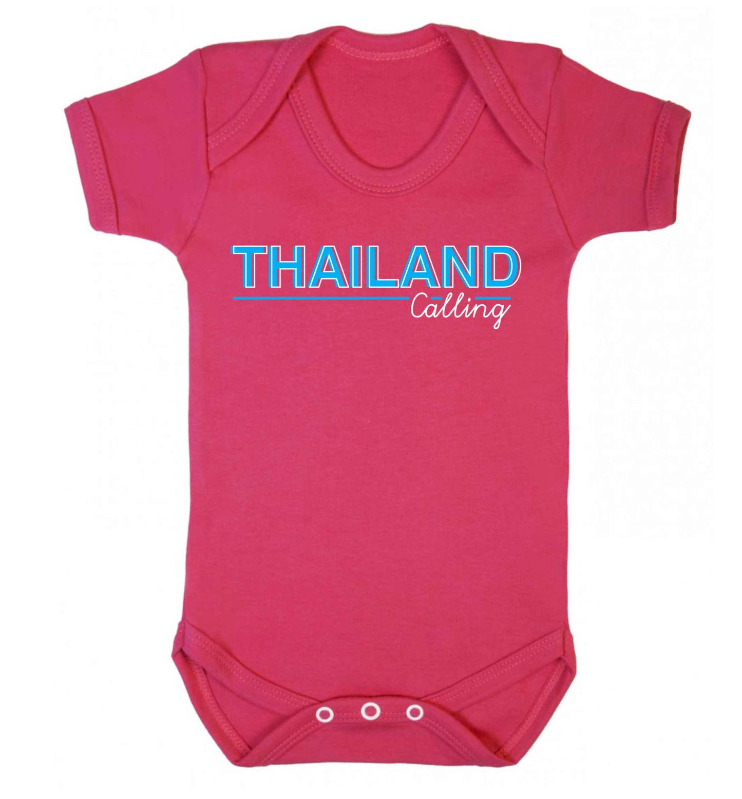 Thailand calling Baby Vest dark pink 18-24 months