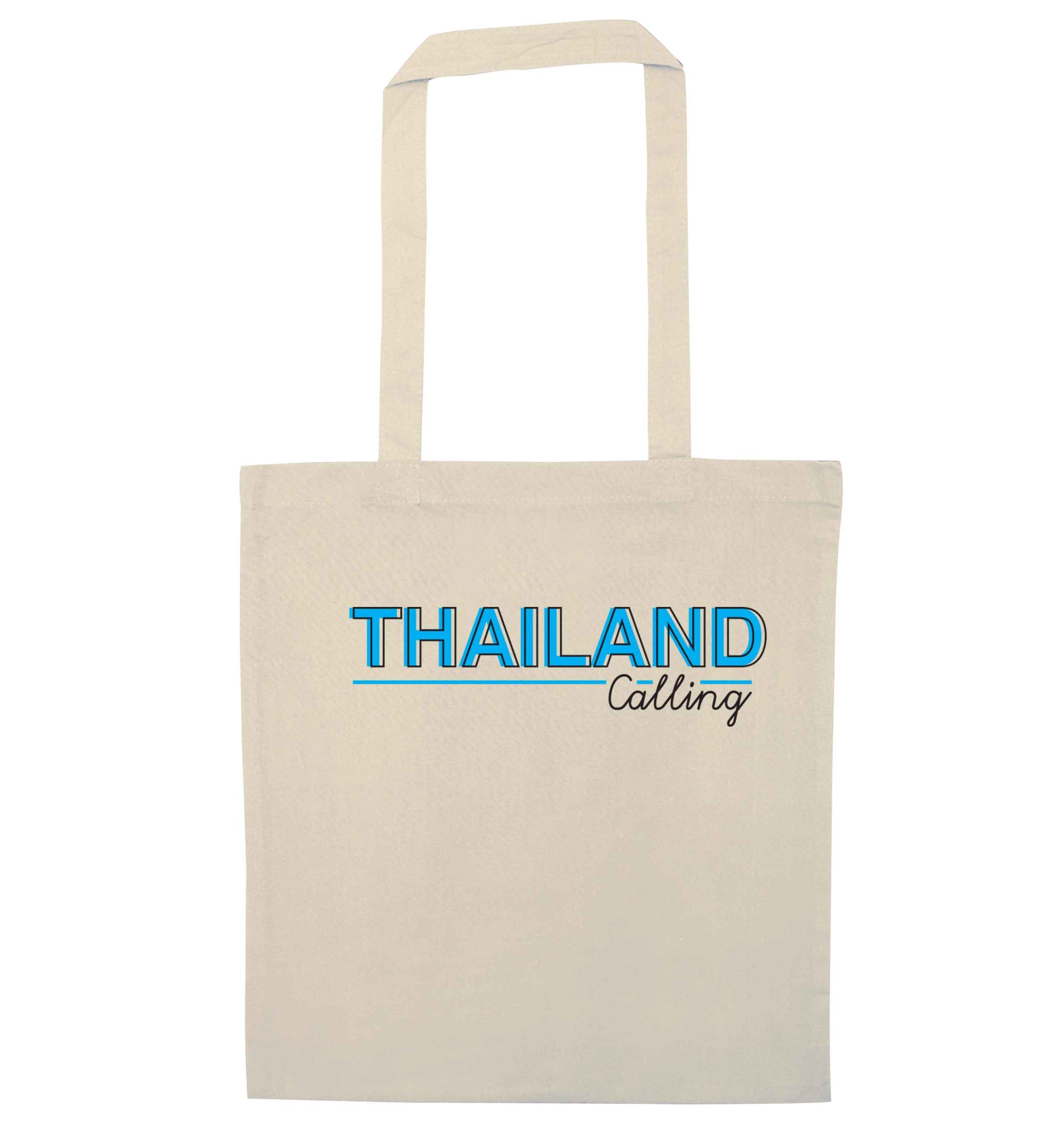 Thailand calling natural tote bag