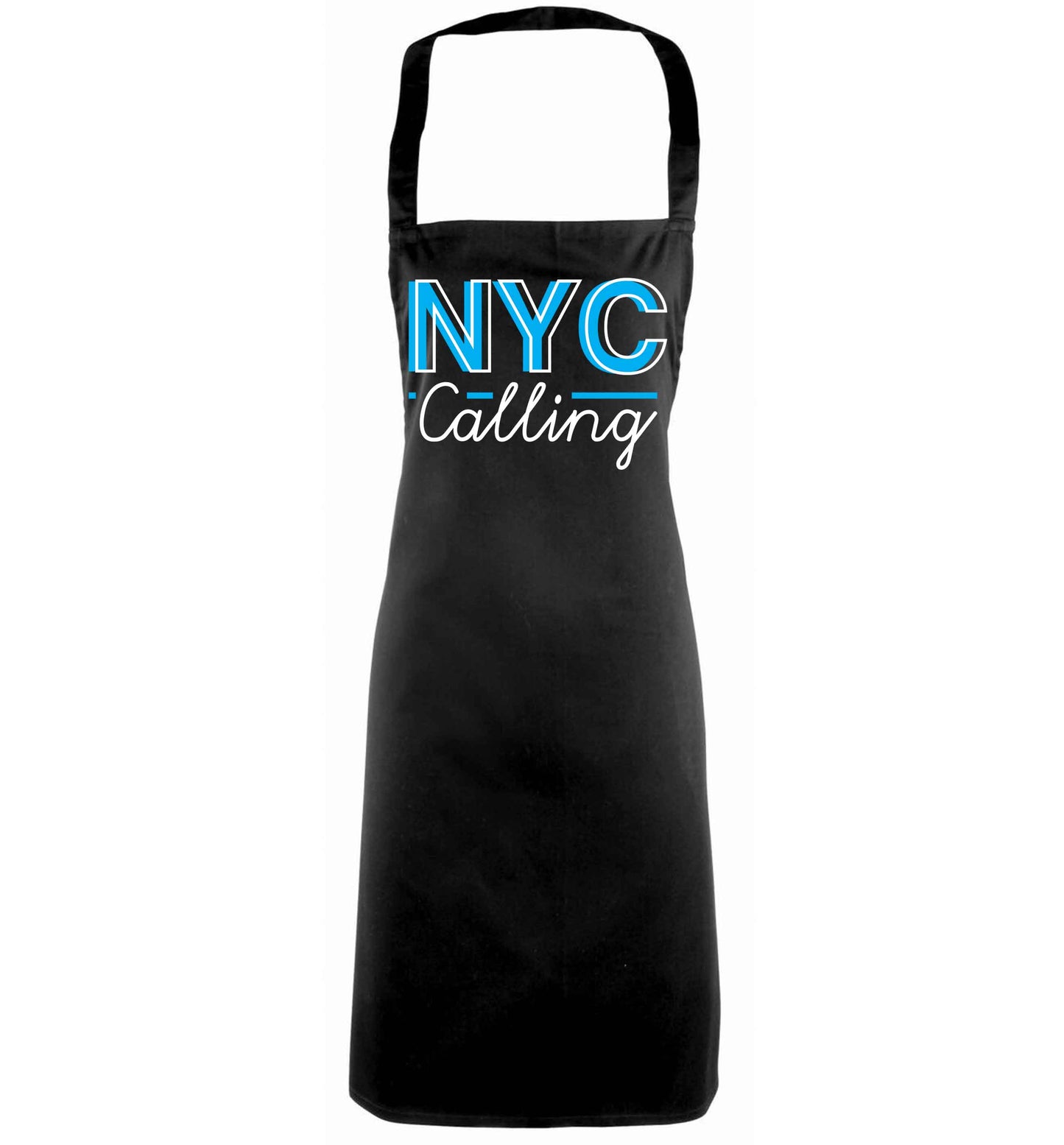 NYC calling black apron