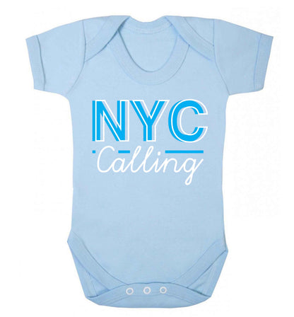 NYC calling Baby Vest pale blue 18-24 months