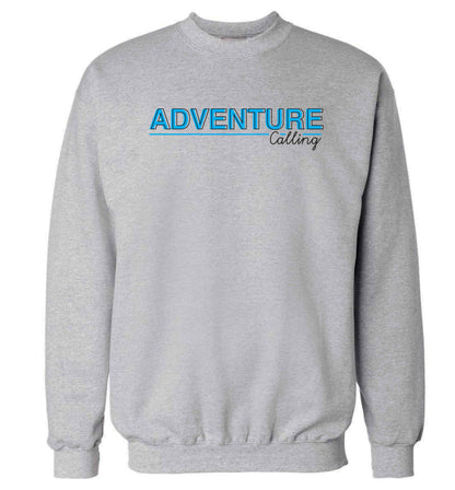 Adventure calling Adult's unisex grey Sweater 2XL