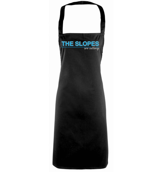 The slopes are calling black apron
