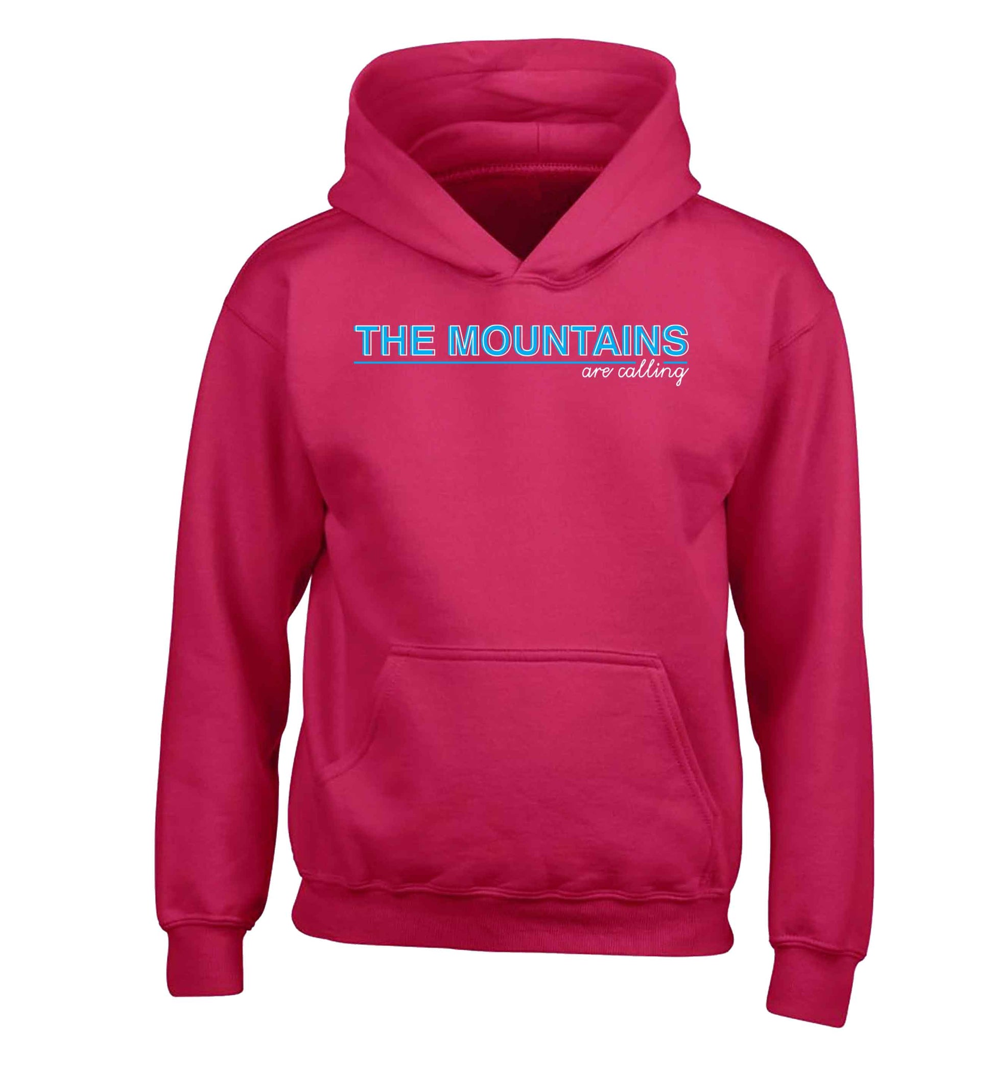 The mountains are calling children's pink hoodie 12-13 Years