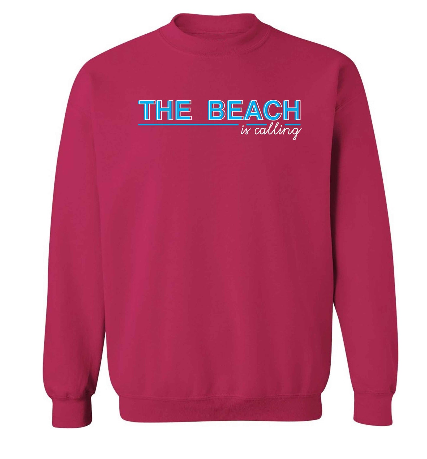 The beach is calling Adult's unisex pink Sweater 2XL