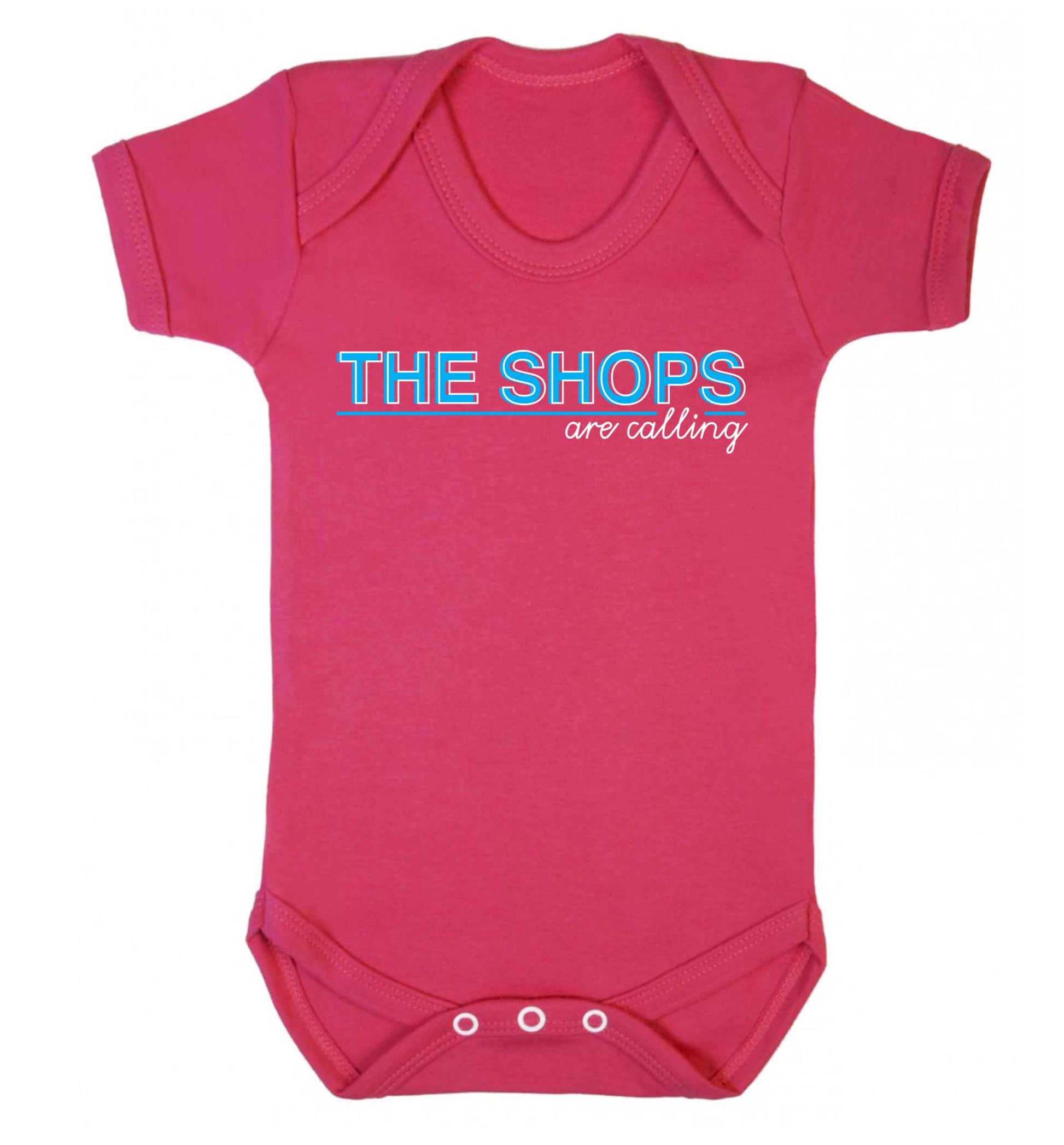 The shops are calling Baby Vest dark pink 18-24 months