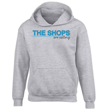 The shops are calling children's grey hoodie 12-13 Years