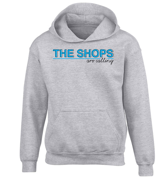 The shops are calling children's grey hoodie 12-13 Years