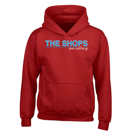 The shops are calling children's red hoodie 12-13 Years