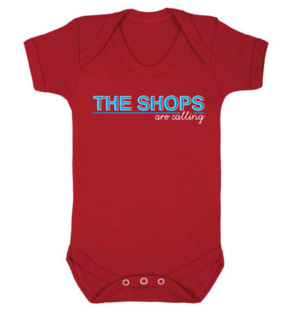 The shops are calling Baby Vest red 18-24 months